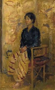 Portrait Of Seated Javanese Beauty Portrait Of Seated Javanese Beauty