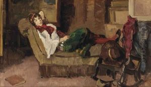 Girl On A Sofa Girl On A Sofa