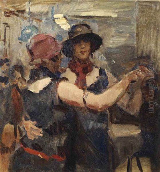 Women Dancing At A Cafe, The Hague - view 1