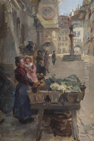 Selling Vegetables At Kramgasse, Bern - view 1
