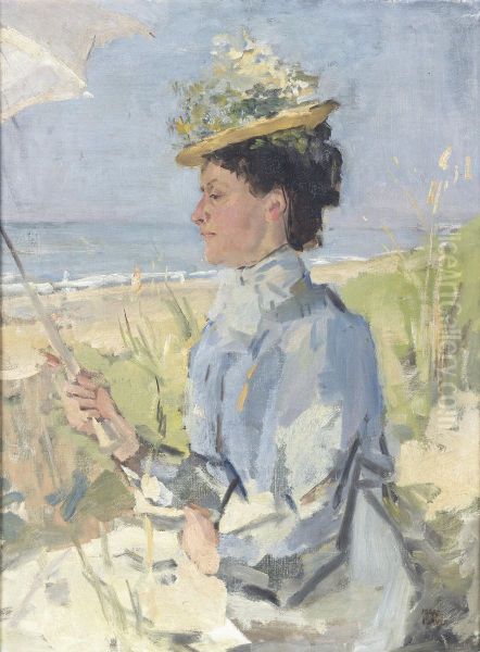 At The Beach - Portrait Of Martha Salomon - view 1