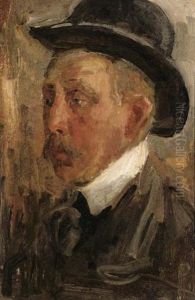 A Portrait Of A Man In A Hat