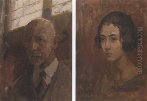 A Self-portrait In The Artist's Studio - view 1