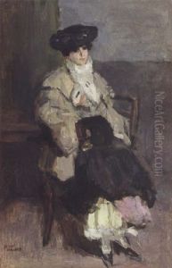 Une Parisienne by Isaac Lazarus Israels