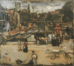 Singel Te Amsterdam Vanaf Het Koningsplen