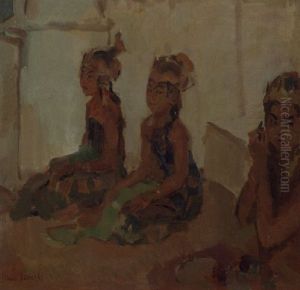 Seated Javanese Dancers