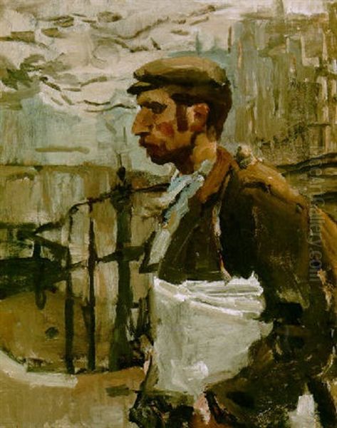 The Newspaper Seller - view 1