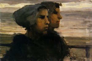 Two Scheveningen Fisherwomen