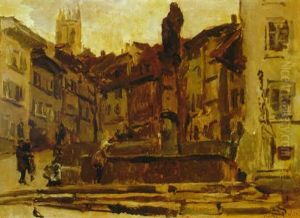 Fontaine St. Anne, Fribourg (switzerland)