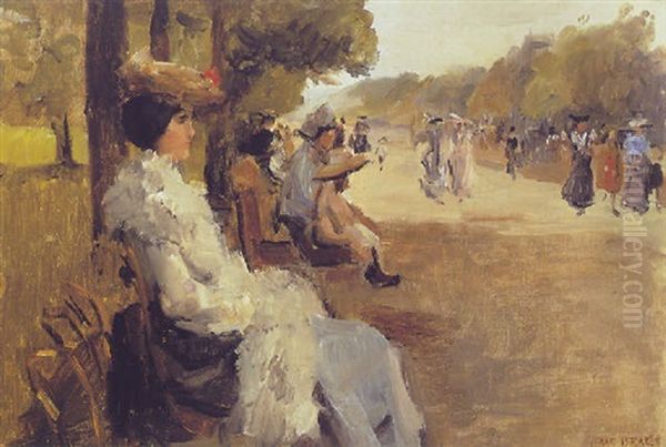 A Sunny Day In The Bois De Boulogne - view 1