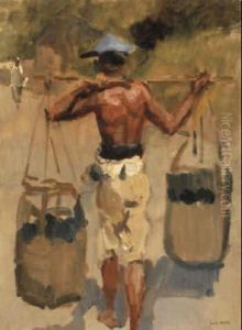 Water Carrier In Batavia by Isaac Lazarus Israels