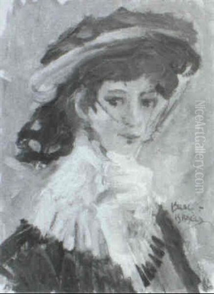 Young Girl In A Bonnet - view 1