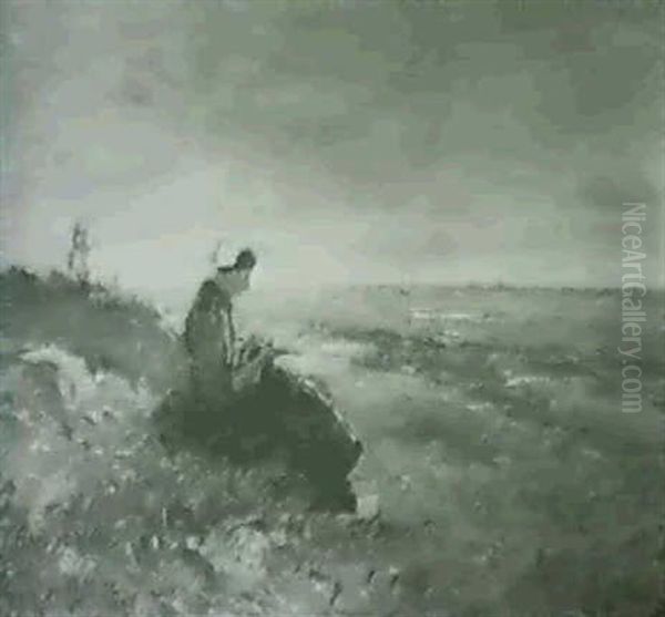 Frau Am Strand - view 1