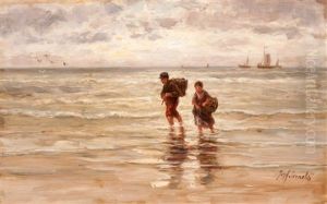 Fishermen In Zandvoort