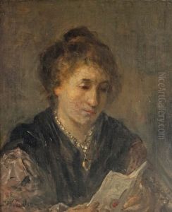The Letter by Jozef Israels