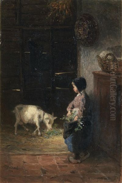 Feeding The Pet Goat - view 1