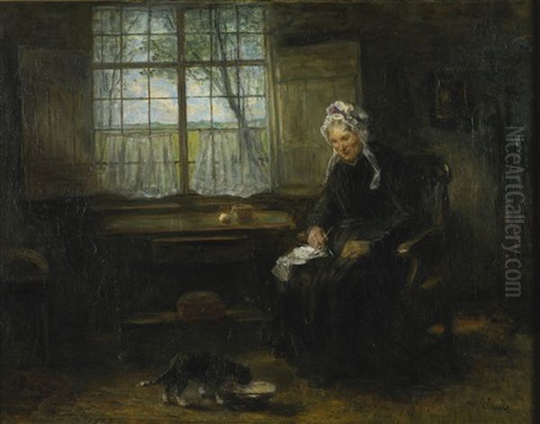 Knitting By The Window - view 1