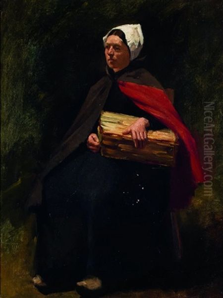 Peasant Woman Carrying Firewood - view 1