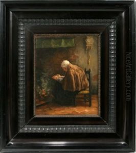 Woman Near Hearth
