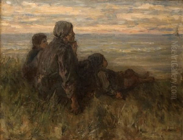 Family Waiting By The Sea - view 1