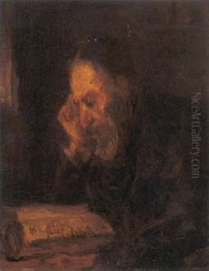 De Filosoof by Jozef Israels