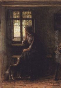 The Anxious Wife by Jozef Israels