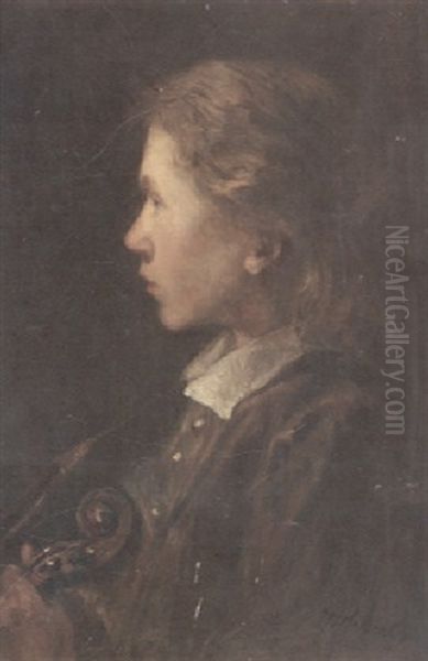 The Young Violinist - view 1