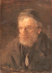 Portrait Of A Jewish Gentleman by Jozef Israels
