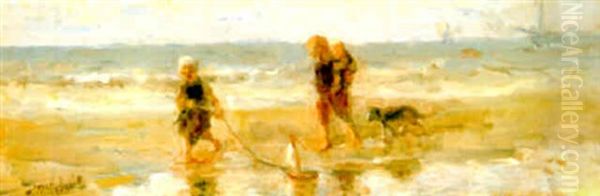 Langs Het Strand Wandelende Figuren - view 1
