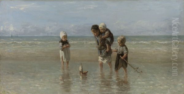 Children Of The Sea by Jozef Israels