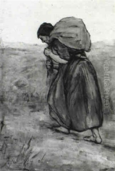 A Woman Carrying A Bag - view 1