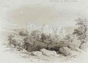 The Old Gate And Church Of The Holy Sepulchre, Jerusalem