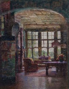 Drawing Room Interior by Hans (Jean) Iten