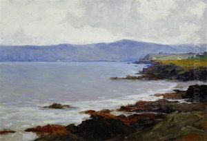 Coast At Layde, Co. Antrim by Hans (Jean) Iten