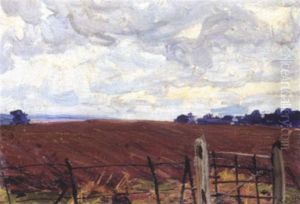 A Ploughed Field, Belvoir Park by Hans (Jean) Iten