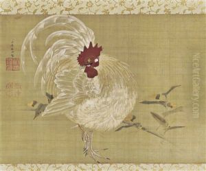 Rooster And Branch by Jakuchu Ito