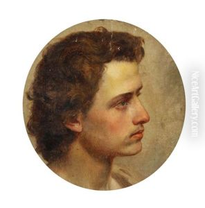 Mannerkopf (study) by Aleksandr Andreevich Ivanov