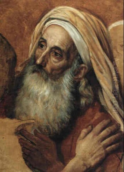 Study For The Head Of An Elder - view 1