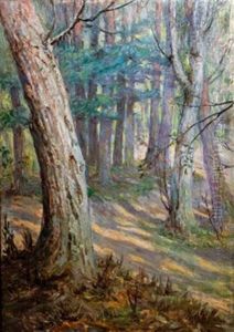 Sous Bois by Aleksandr Andreevich Ivanov