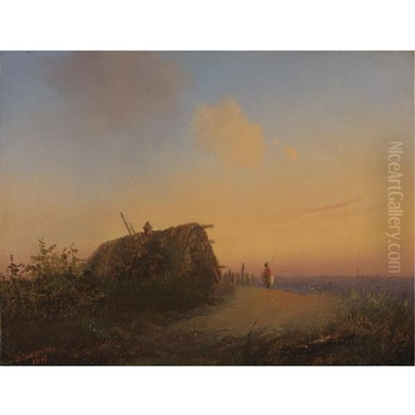 Landscape With Peasant House - view 1