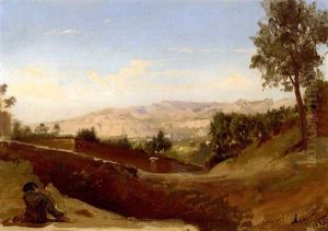 Italianate Landscape by Aleksandr Andreevich Ivanov