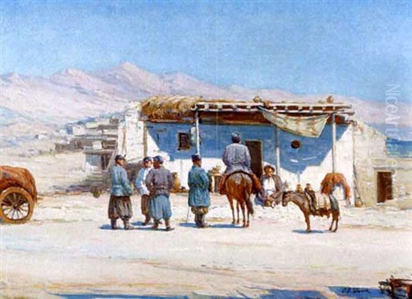 Tea Room, Turkestan - view 1