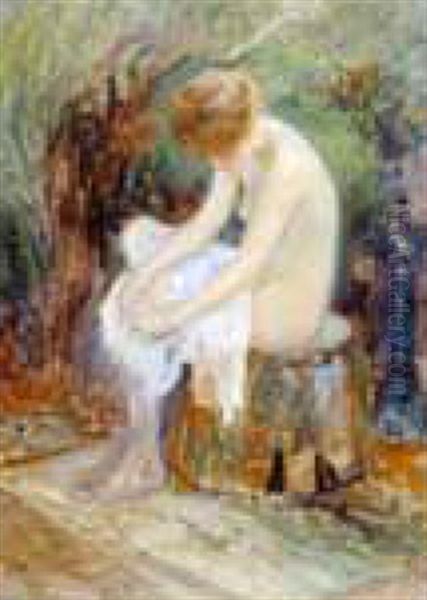 Nude In Garden - view 1