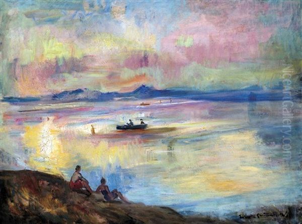 Twilight At The Balaton - view 1