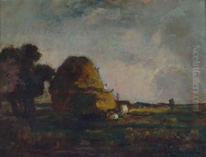 Heuernte by Bela Ivanyi Gruenwald
