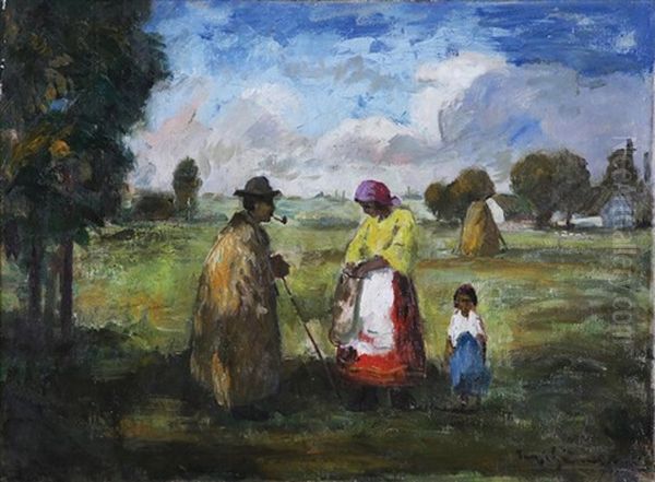 Figures In The Field - view 1