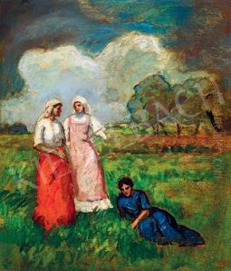 Girls In The Field by Bela Ivanyi Gruenwald