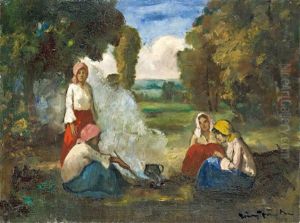 Lunch Is Prepared by Bela Ivanyi Gruenwald