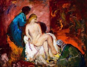 After Bath, 1930s by Bela Ivanyi Gruenwald