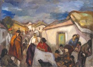 View Of Kecskemet by Bela Ivanyi Gruenwald